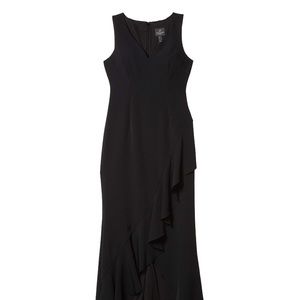 Adrianna papell asymmetrical gown